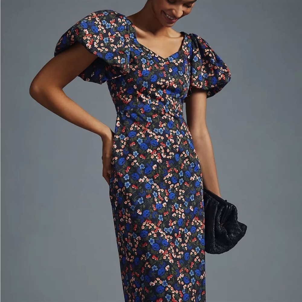 Hunter Bell Floral Midi Dress